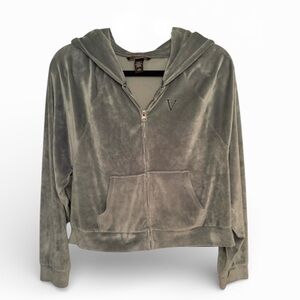 Victorias Secret full-zip velour hoodie